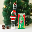 Climbing Santa Ladder Decor